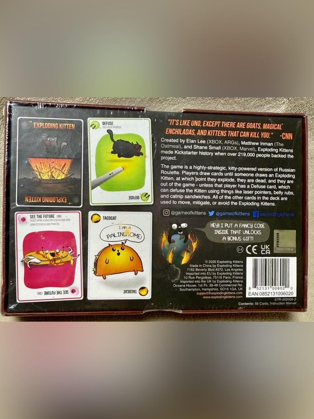 Exploding Kittens Original Edition Card Game - Picture 3 of 5